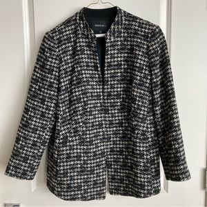 Lafayette 148 Houndstooth Blazer